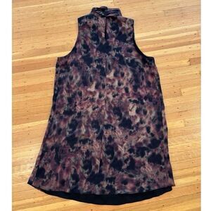 Amanda Uprichard tie dye high neck sleeveless dress